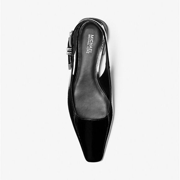 MICHAEL Michael Kors Darrington Crackled Patent Leather Flat - Picture 3 of 4